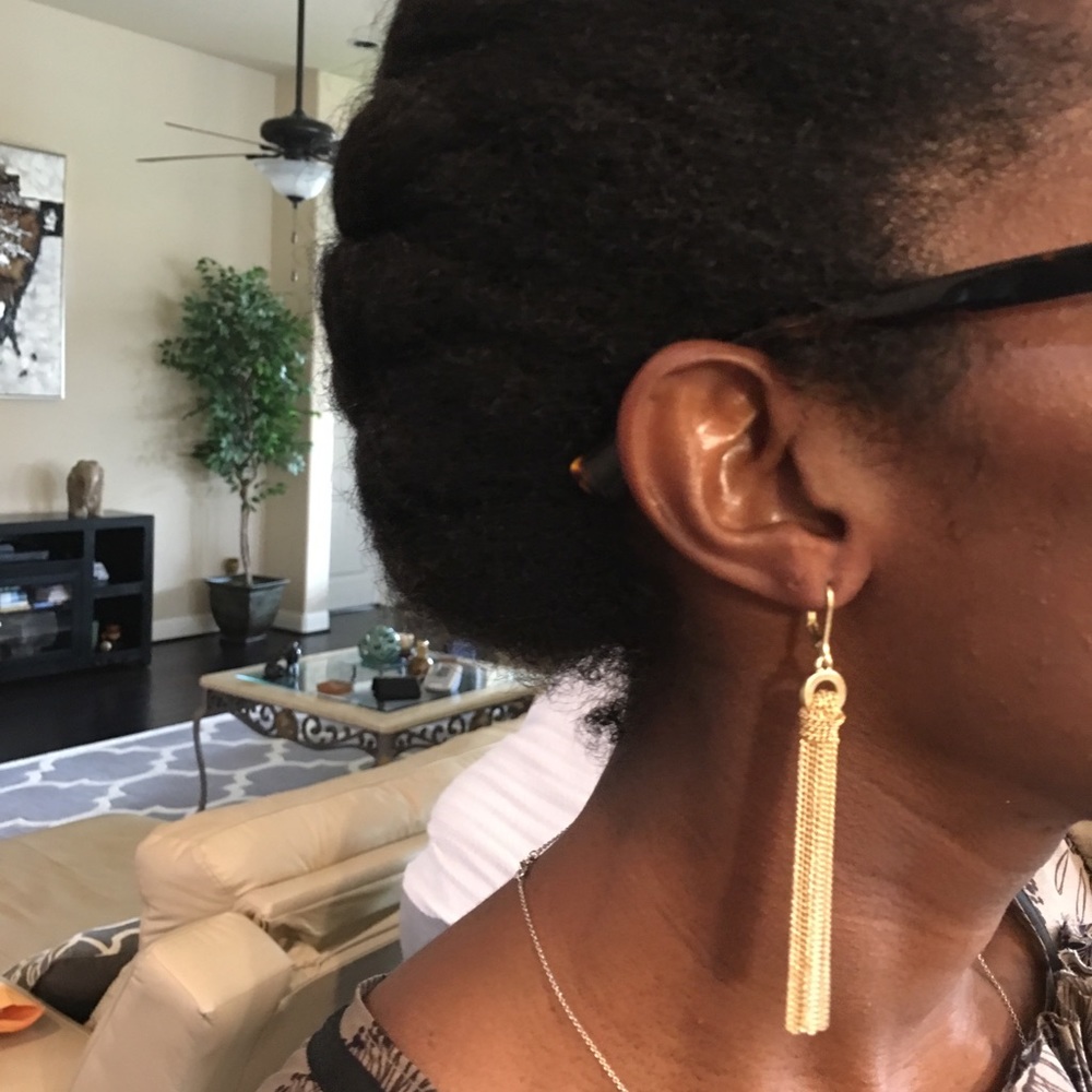 Simply Vera Verawang Gold Tassel Earrings